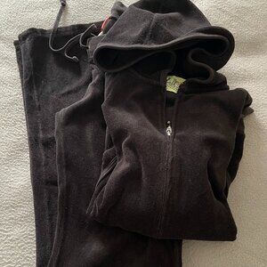 AWESOME Vintage 2002-2004 Era Juicy Couture Terry Tracksuit Black L & P